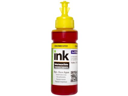 Alternatívna atramentová kazeta COLORWAY pre EPSON / C13T67344A10/ L800/ L805/ L810/ L850/ L1800/ 100 ml/ žltá