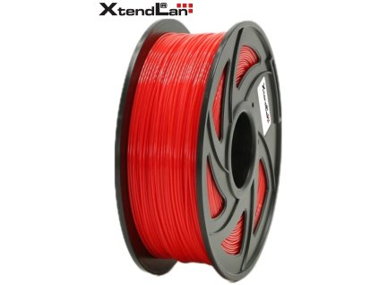 XtendLAN PLA filament 1,75mm jasne červený 1kg