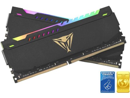 PATRIOT Viper Steel RGB 32GB DDR4 3600MHz / DIMM / CL20 / 1,35V / KIT 2x 16GB