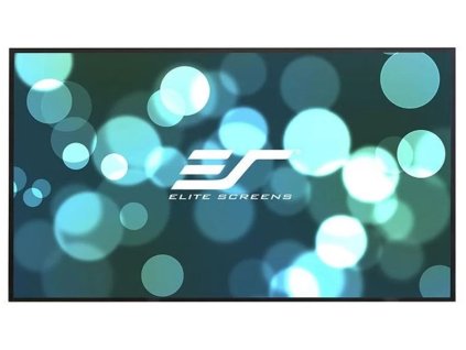 ELITE SCREENS 135" (342,9 cm)/ 16:9/ 168,4 x 298,9 cm/ Gain 1,1/ CineWhite/ Bezrámové