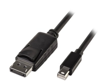 Pripojovací kábel PremiumCord Mini DisplayPort - DisplayPort 1.2 M/M 2 m