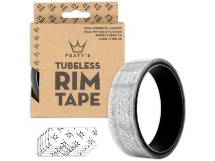 PÁSKA NA RÁFIKY PEATY'S RIMJOB 25 MM - 9 METROVÁ ROLKA