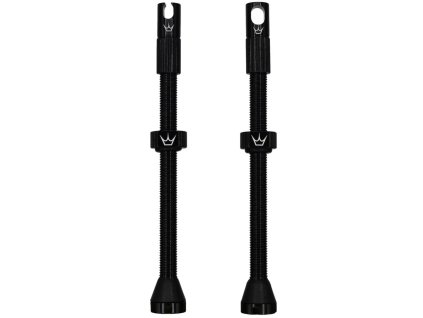 PEATY'S X CHRIS KING (MK2) ČIERNE BEZDUŠOVÉ VENTILY - 80 MM