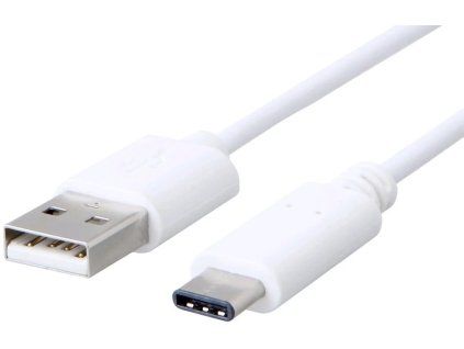 c tech usb 2 0 am na usb c kabel am cm 2m bily ien420143