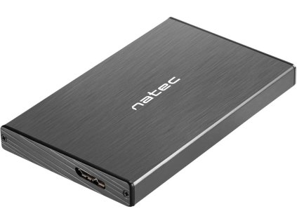 Natec externý HDD box 2,5" USB 3.0 Rhino Go, čierny, hliníkové telo