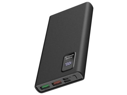 Platinet Power Bank PMPB10WQC726B 10000mAh PD3.0 QC3.0 displej čierna