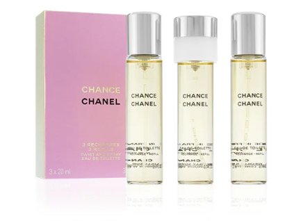 Chanel Chance Twist and Spray 3 náplne EdT pre ženy 3x20 ml