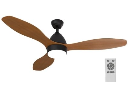 IMMAX NEO LITE FRESCO SMART stropné svietidlo s ventilátorom 18W TUYA Wi-Fi hnedo-čierna