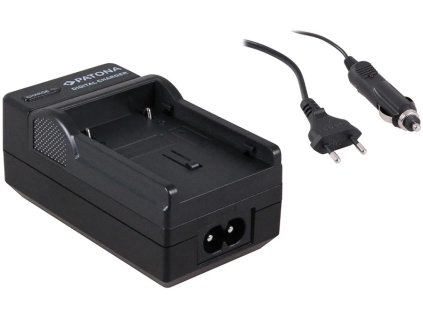 Nabíjačka PATONA pre digitálnu kameru 2v1 JVC BN-V408U/V416U/V4, 230V/12V