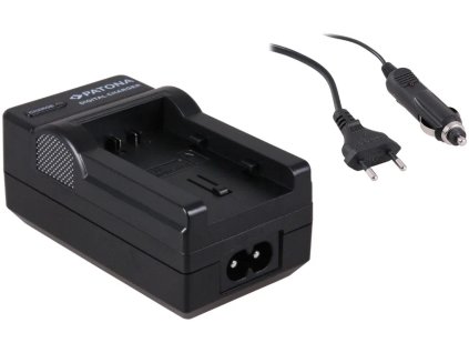 Nabíjačka PATONA pre digitálnu kameru 2v1 JVC VG107U/VG114U, 230V/12V