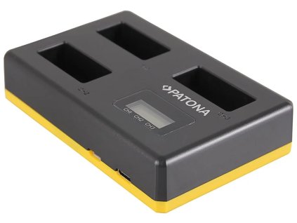 PATONA Photo Trojitá nabíjačka Canon LP-E17 LCD