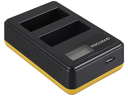 PATONA Photo Dual LCD Canon LP-E8 USB nabíjačka