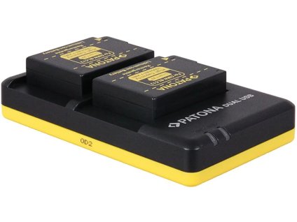 PATONA Photo Duálna nabíjačka Panasonic DMW-BLC12 2x batéria 1000mAh USB
