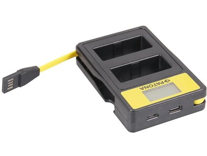 PATONA Photo Duálna nabíjačka Fuji NP-W126 s LCD, USB