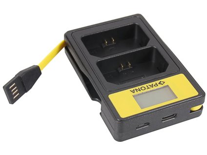 PATONA Photo Duálna nabíjačka Sony NP-FZ100 s LCD, USB