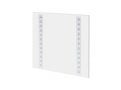 LED panel TROXO 60×60, štvorcový zapustený biely, 27W, neutrálna biela, UGR