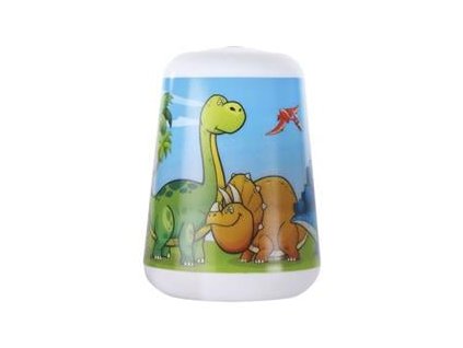 Detská LED lampa s baterkou Dino, 3× AAA