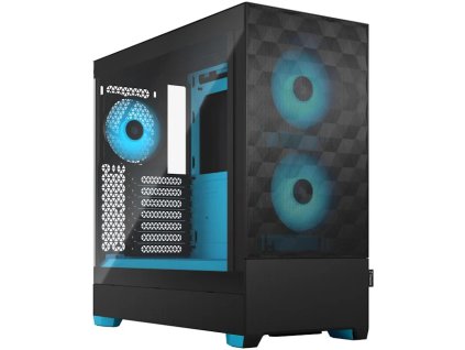 Fractal Design Pop Air RGB Cyan Core TG Clear Tint