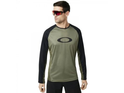 OAKLEY MTB LS TECH TEE BEETLE, veľkosť XXL - MTB dres