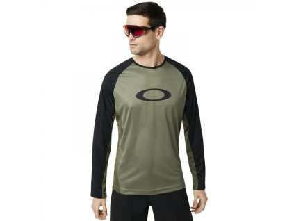 OAKLEY MTB LS TECH TEE BEETLE, veľkosť XL - MTB dres