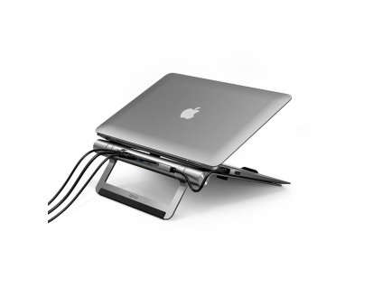 Rozbočovač Epico 8v1 USB-C so stojanom na notebook