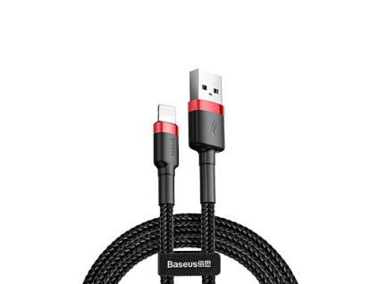Baseus Cafule Nabíjací/dátový kábel USB na Lightning 1,5A 2 m, červeno-čierny