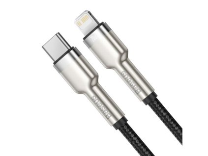 Baseus Cafule Series Nabíjací/dátový kábel USB-C na Lightning PD 20W 0,25 m, čierny