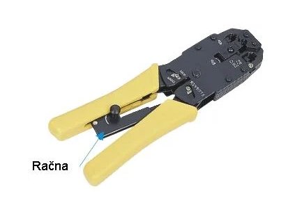 NIE DATACOM Kliešte na konektory PROLINE 8P+6P+4P ALEBO račňa (RJ45,12,11,10)