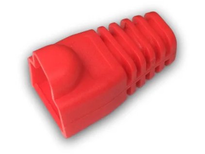 DATACOM Kryt pre zástrčku RJ45 s bublinou červenej farby