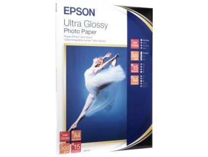 Epson Paper A4 Ultra Glossy Photo (15 listov), 300g/m2 C13S041927