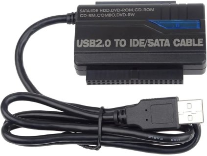 PremiumCord USB 2.0 - IDE + SATA adaptér s káblom a prídavným napájaním