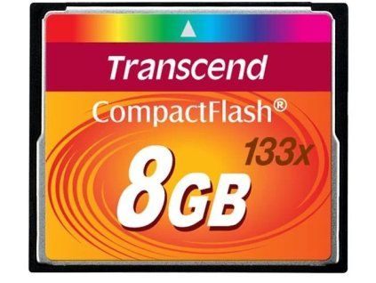 transcend compactflash 133 8gb ien66996