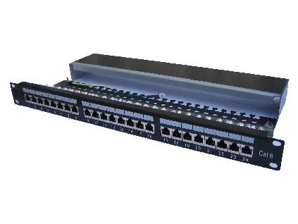 PATCH PANEL 19" STP 24x Cat6 1U 3121