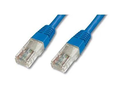 datacom patch cord utp cat5e 1m modry ien73244