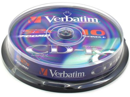 Verbatim CD-R 52x, 700MB, 10 ks (vreteno)