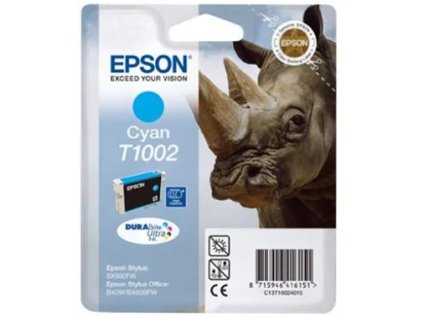 Epson T1002 Atrament Cyan pre Stylus Office B40W/SX600FW/B1100 - originálne C13T10024010