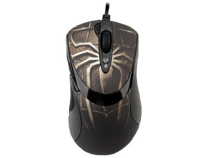 A4Tech XL-747H, motiv pavouka hnědý