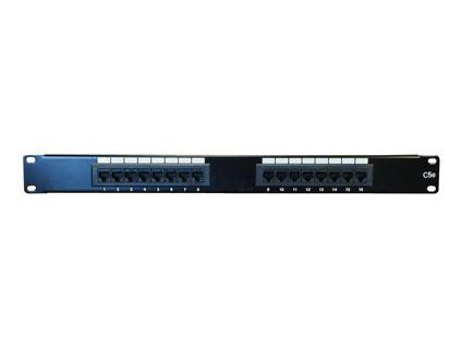 19 utp patch panel 16 port cat 5e ien115756