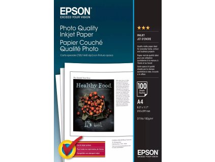 Epson Paper A4 Photo Quality Ink Jet ( 100 sheets ) 104g/m2 C13S041061