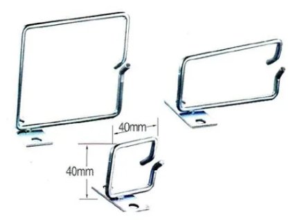 Uväzovací hák (v)40x(š)80 (ľavá fixácia / pravá brána)