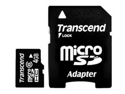 Transcend microSDHC 4GB Class10 (TS4GUSDHC10)