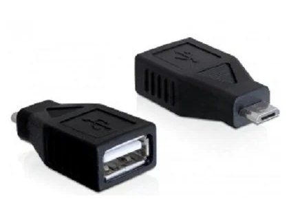 Delock microUSB samec na USB-A samica (65296)