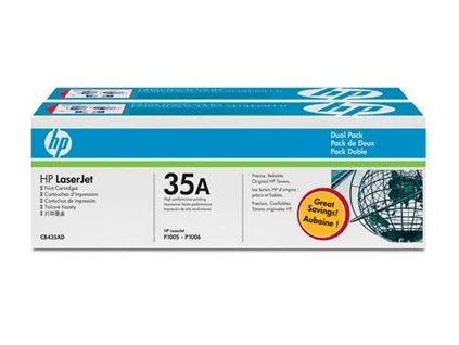 HP 35A DoublePack Black CB435AD