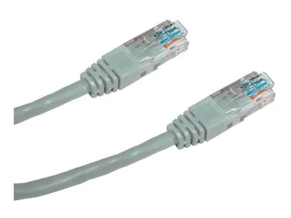 DATACOM PATCH CABLE UTP CAT5E 7m (x) sivý krížený