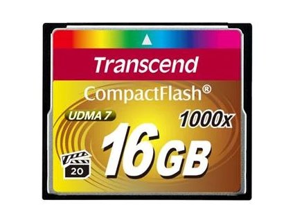 Transcend CompactFlash 16GB 1000x Ultimate TS16GCF1000