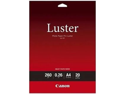 CANON LU-101 Luster, A4 fotopapier, 20 ks, 260g/ m 6211B006