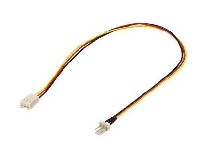 Predlžovací kábel ventilátora 3pin samec - 3pin