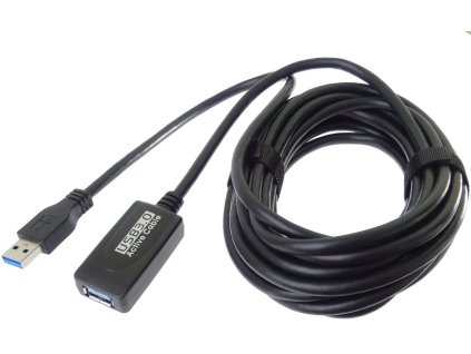 Opakovač a predlžovací kábel PremiumCord USB 3.2 A/M-A/F 5 m