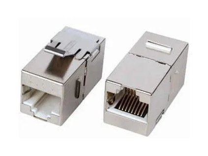 PremiumCord RJ45 CAT6 8/8 STP patch panel konektor, vhodný pre patch panel namiesto keystone