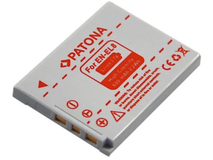 Patón PT1039 - Nikon EN-EL8 600mAh Li-Ion